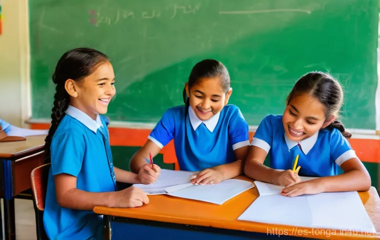 통가에서의 자원봉사 기회 - **Image Prompt 1: Joyful Learning in a Tongan Classroom**
    "A heartwarming scene inside a vibrant...