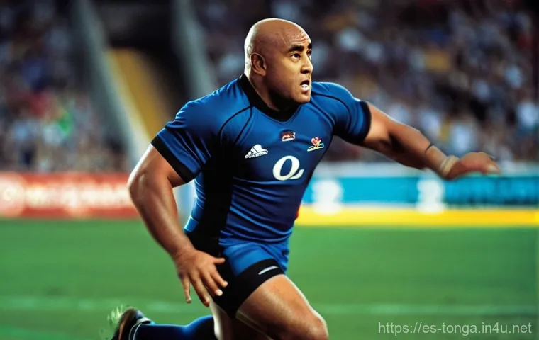 통가 출신 유명 인물 - **Jonah Lomu: The Rugby Force of Nature**
    An action-packed, high-energy image of Jonah Lomu, the...